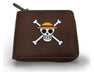 One Piece Portafoglio Jolly Roger di Cappello di Paglia