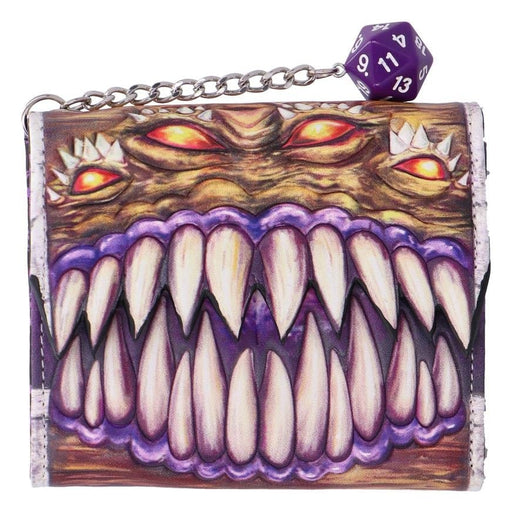 Cartera Mimic de Dungeons & Dragons (con colgante D20)