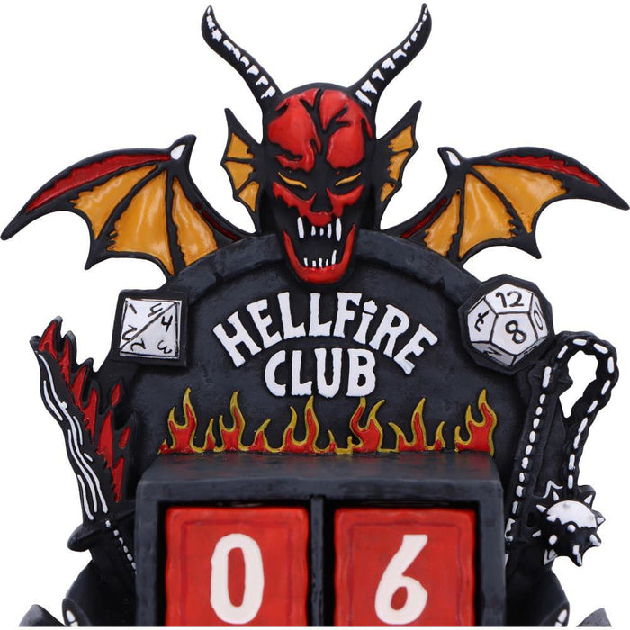 Calendario perpetuo Hellfire Club de Stranger Things