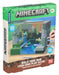 Maqueta 3D de Minecraft escena de cueva