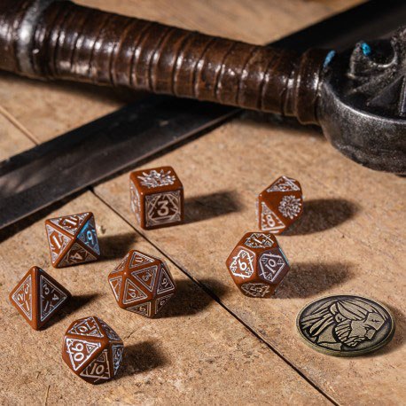 The Witcher Dice Set Geralt (Roach's Companion)