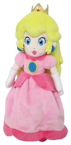 Super Mario Pluchen Figuur Princess Peach