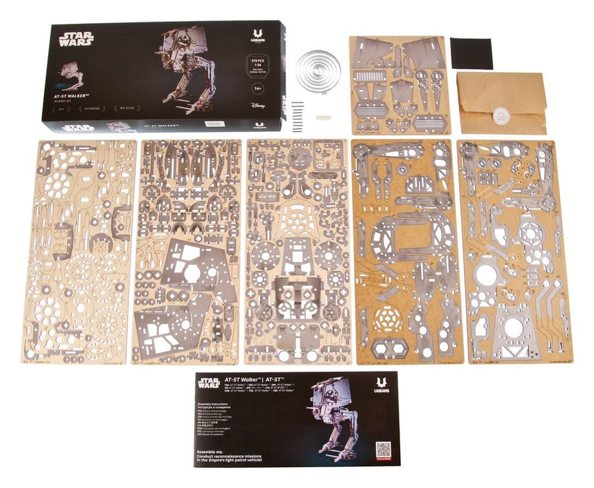 Kit di modellismo in legno Star Wars AT-ST Walker