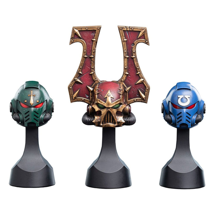 Replica dell'elmo dei Dark Angels di Warhammer 40.000